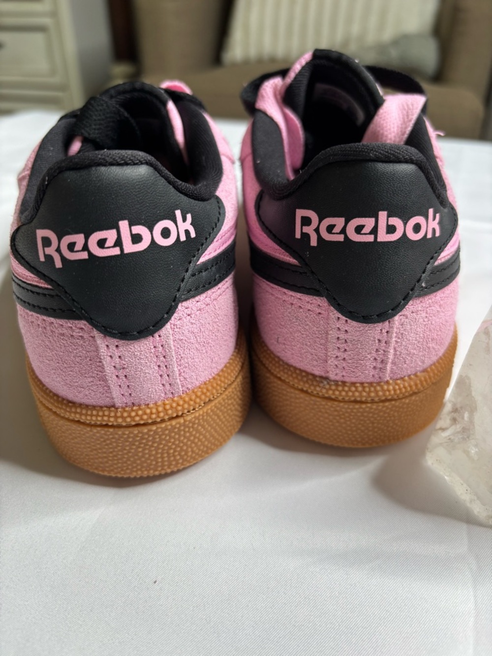 Reebok Pink Club C Revenge Kids size 5/ Woman’s size 7 Sneakers | NWT - Picture 10 of 16